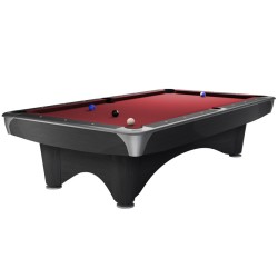 Billiard Table, Pool, Dynamic III, 9 ft., Grey, Simonis 760 red