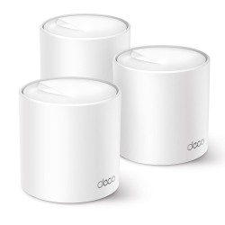 Wireless Router|TP-LINK|Wireless Router|3-pack|2900 Mbps|Mesh|Wi-Fi 6|3x10/100/1000M|Number of antennas 2|DECOX50(3-PACK)