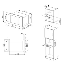 Mikrolaineahi Smeg Linea,...