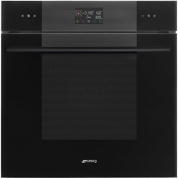 Mikro-kombiahi Smeg Linea, aurupuhastus, 68 l, must