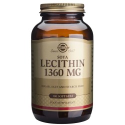 Solgar Lecithin 1360mg 100 Softgels