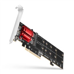 AXAGON PCIe 2x NVMe M.2...