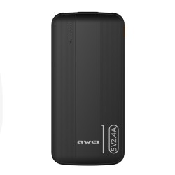 Väline aku Power Bank Awei P20K 5V/2.4A 10000mAh must