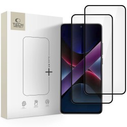 LCD kaitsev karastatud klaas Tech-Protect Glass Fit+ 2-Pack Xiaomi Poco X7 Pro must