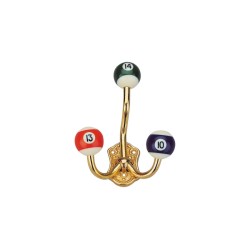 Coat Hook with 3 Balls