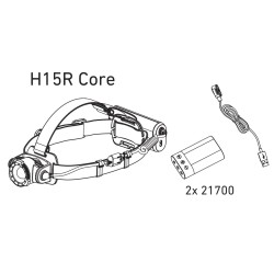 LEDLENSER H15R CORE head...