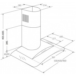 Chimney hood Akpo WK-4...