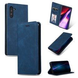 Telefoniümbris Business Style Samsung G990 S21 FE 5G tumesinine