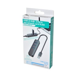 VAKOSS HUB USB 3.0 +RJ45...