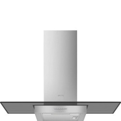 Õhupuhastaja Smeg, seina, 90 cm, 677 m3/h, 62 dB, rv teras/klaas
