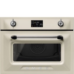 Kompakt mikro-kombiahi Smeg Victoria, aurupuhastus, 40 l, kreem