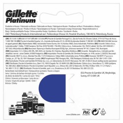 Gillette Platinum Refill 5...