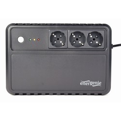 Gembird EG-UPS-3SDT1000-01 uninterruptible power supply (UPS) Line-Interactive 1 kVA 600 W 3 AC outlet(s)
