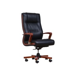 AMBASSADOR leather armchair...