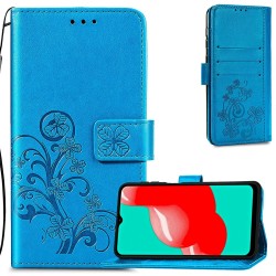 Telefoniümbris Flower Book Samsung A556 A55 5G sinine