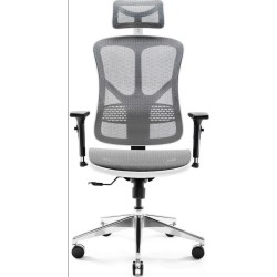 Diablo V-BASIC gaming chair white and grey