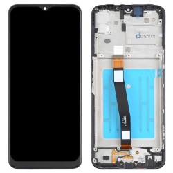 LCD ekraan Samsung A136 A13 5G puuteekraani ja raamiga originaal Black (service pack)