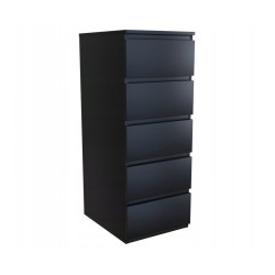 Topeshop W5 CZERŃ chest of...