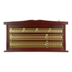 Snooker Scoreboard, mahagony