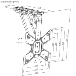 Maclean electric ceiling TV...