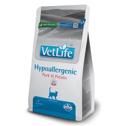 FARMINA VET Life Hypoallergenic Feline Pork & Potato - dry cat food - 1.5 kg