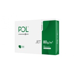 Paper copier office POLJET 9938A80 (A4 80g/m2 500 sheets paper white, matte)