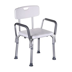 Shower chair with backrest...