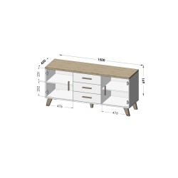 Cama sideboard LOTTA 150...