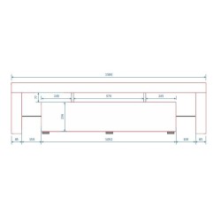 Cama TV stand TORO 158...
