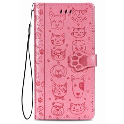 Telefoniümbris Cat-Dog Samsung A546 A54 5G roosa