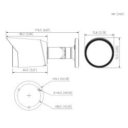 Dahua HAC-HFW1200T-0280B-S6 4-in-1 Camera