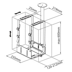 Techly ICA-CS 63 CPU holder...