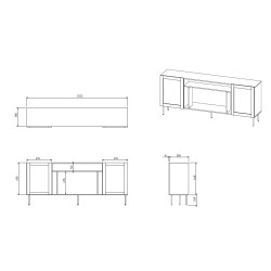 JUTA EF chest of drawers +...
