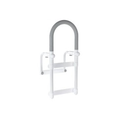 Rounded bath handle with...