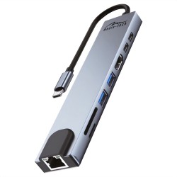 MEDIA-TECH USB HUB 8 IN 1...