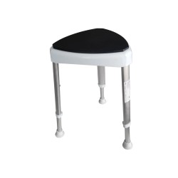 Triangular shower stool...
