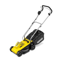 Battery-powered lawnmower...