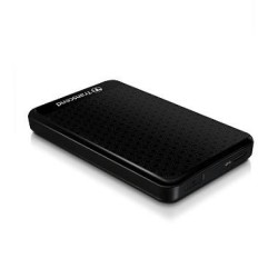 External HDD|TRANSCEND|StoreJet|1TB|USB 3.0|Colour Black|TS1TSJ25A3K