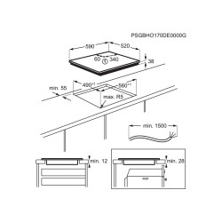 Electrolux EHF6343FOK hob...