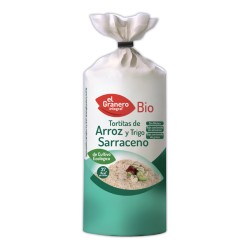 Granero Tortitas De Trigo Sarraceno y Arroz Bio 115g