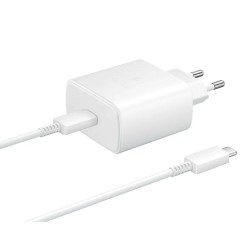 Laadija Samsung EP-TA845 45W + Type-C kaabel valge