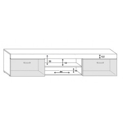 Cama TV stand 200 SAMBA...