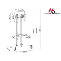 Maclean MC-661 Trolley TV...