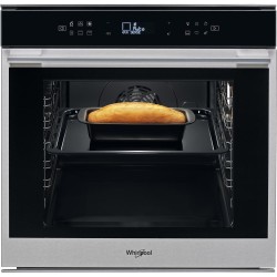 Whirlpool W7 OM4 4S1 C 73 L Black, Stainless steel