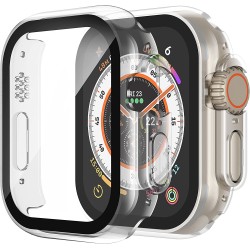 LCD kaitsev karastatud klaas/ümbris 360 degree cover Apple Watch Ultra 49mm läbipaistev