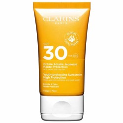 Clarins Crema Solar Alta Protección Uva - Uvb Spf 30 - Rostro 50ml