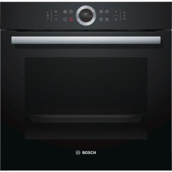 Bosch Serie 8 HBG635BB1 oven 71 L A+ Black, Stainless steel