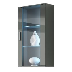 Cama hanging display cabinet SOHO grey/grey gloss