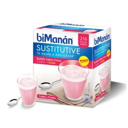 Bimanán Sustitutive Strawberry Shake 5+1unt