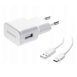 Laadija Samsung EP-TA200NWE 15W + Type-C valge